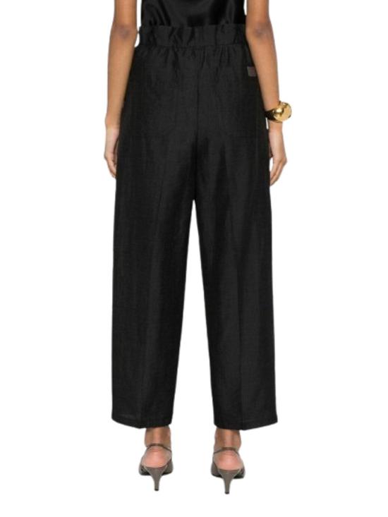 25SS 막스마라 스트레이트 팬츠 EFEDRA2511131019600004 Black - MAX MARA