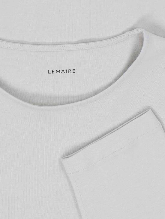 26SS 르메르 면실크 긴팔 티셔츠 TS0019LJ1055BG282 White - LEMAIRE