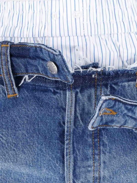26FW 알렉산더 왕 데님 숏팬츠 4DC3264124400C Blue - ALEXANDER WANG