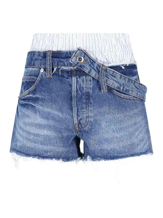 26FW 알렉산더 왕 데님 숏팬츠 4DC3264124400C Blue