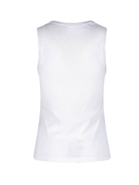 26FW 발망 민소매 티셔츠 HF1EB075BD10GAB White - BALMAIN