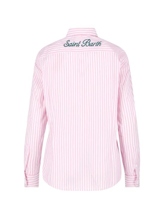 26SS 세인트바쓰 셔츠 MDH00100723LMEREDITH COTTON SB STRIPES V 21 EMB - MC2 SAINT BARTH