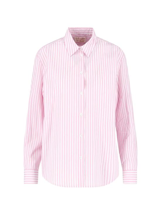 26SS 세인트바쓰 셔츠 MDH00100723LMEREDITH COTTON SB STRIPES V 21 EMB