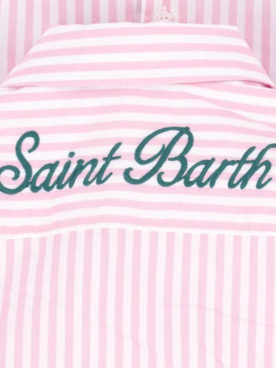 26SS 세인트바쓰 셔츠 MDH00100723LMEREDITH COTTON SB STRIPES V 21 EMB - MC2 SAINT BARTH