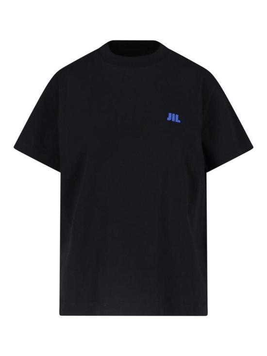 26FW 질샌더 반팔 티셔츠 J02GC0163J45048001 Black