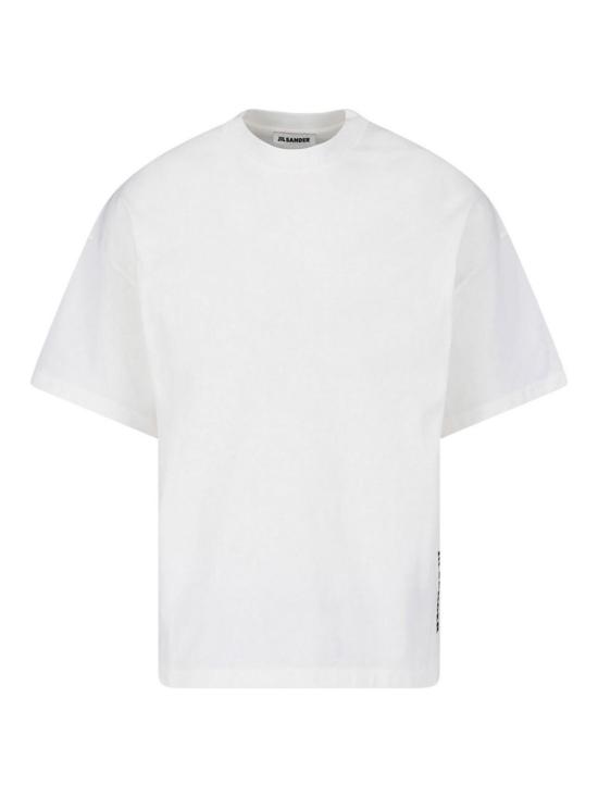 26SS 질샌더 반팔 티셔츠 J22GC0277J20347102 White
