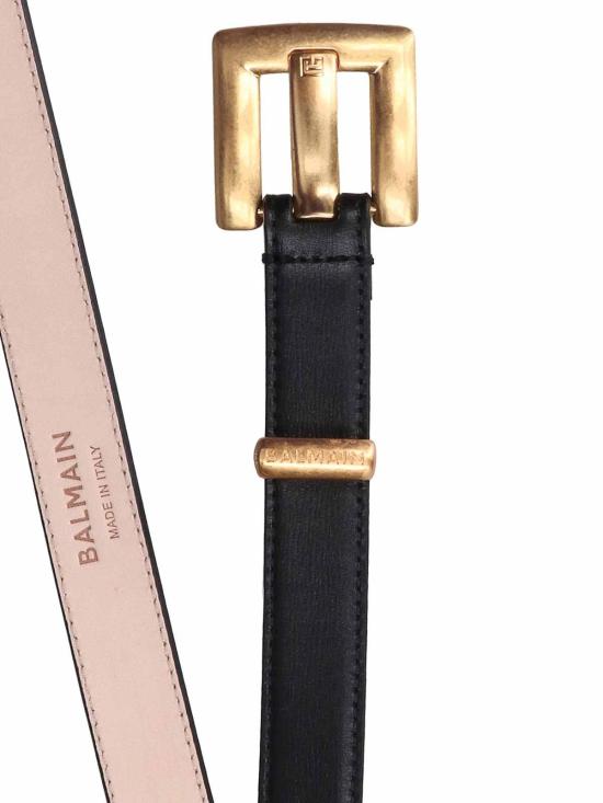 26FW 발망 레귤러 벨트 GN0WJ191LSLX0PA Black - BALMAIN