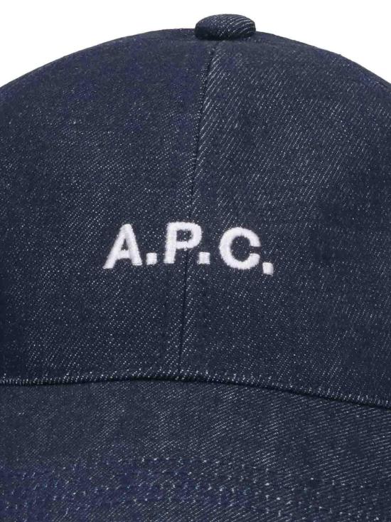 26FW 아페쎄 찰리 로고 캡 COHIZM24069IAI Blue - A.P.C.
