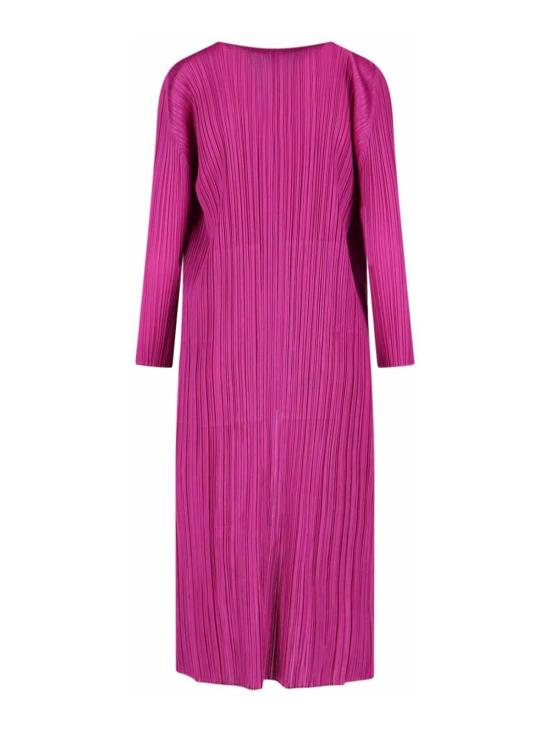 25FW 플리츠플리즈 오픈 롱 가디건 PP58JA13385 Purple - PLEATS PLEASE
