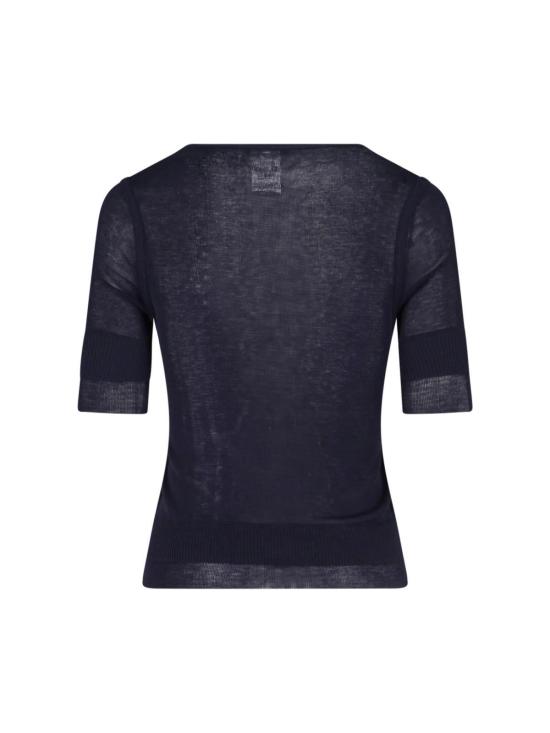 26SS 르메르 트롱프뢰유 반팔 티셔츠 TS0025LK1017BL980 Blue - LEMAIRE