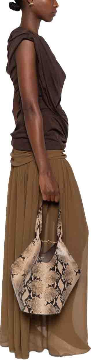 26FW 케이트 스몰 로터스 토트백 H20431057772 BEIGE - KHAITE