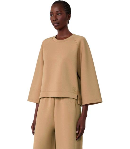 26FW 위켄드막스마라 긴팔 티셔츠 2625926021600 003 XS Brown - WEEKEND MAX MARA