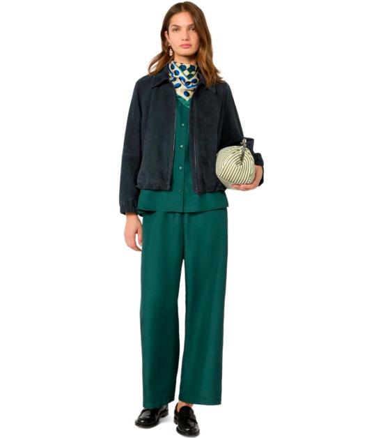26FW 위켄드막스마라 스트레이트 팬츠 2625136121600 003 38 Green - WEEKEND MAX MARA