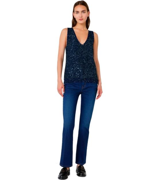 26FW 위켄드막스마라 민소매 티셔츠 2625366171600 003 S Blue - WEEKEND MAX MARA