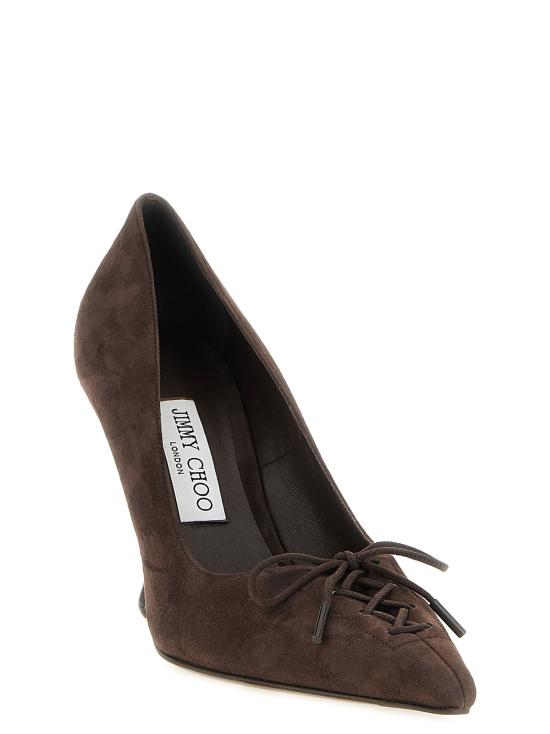 26FW 지미추 힐/펌프스 SCARLETT95SUECHOCOLATE Brown - JIMMY CHOO