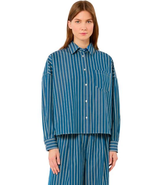 26FW 위켄드막스마라 셔츠 2625116051600 026 38 Blue - WEEKEND MAX MARA