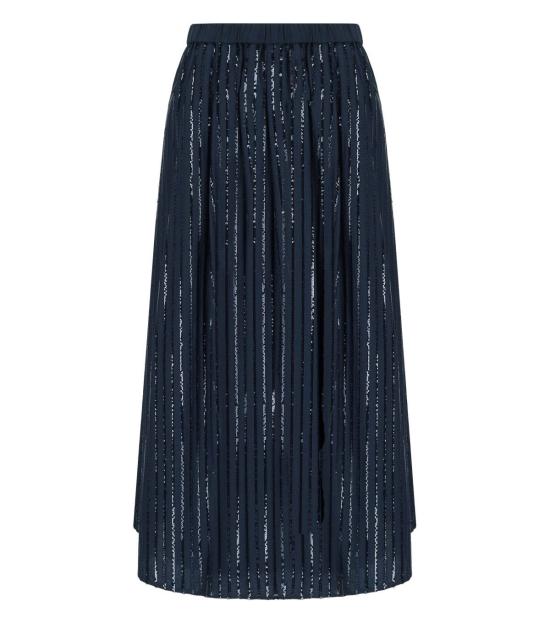 26FW 위켄드막스마라 롱 스커트 2625106071600 001 XS Blue