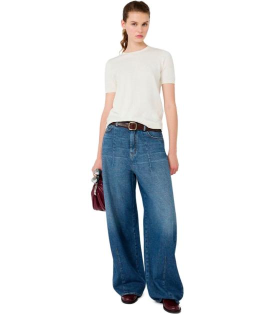 26FW 위켄드막스마라 반팔 티셔츠 2625366131600 001 XS White - WEEKEND MAX MARA