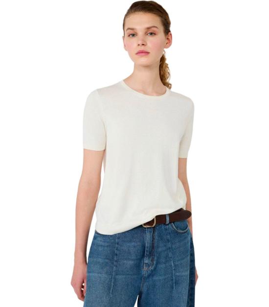26FW 위켄드막스마라 반팔 티셔츠 2625366131600 001 XS White - WEEKEND MAX MARA