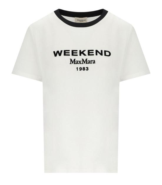 26FW 위켄드막스마라 반팔 티셔츠 2625976041600 001 XS White