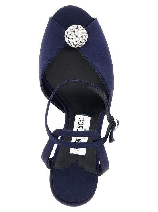 26FW 지미추 샌들 SACORA85WCZMARINECRYSTAL Blue - JIMMY CHOO