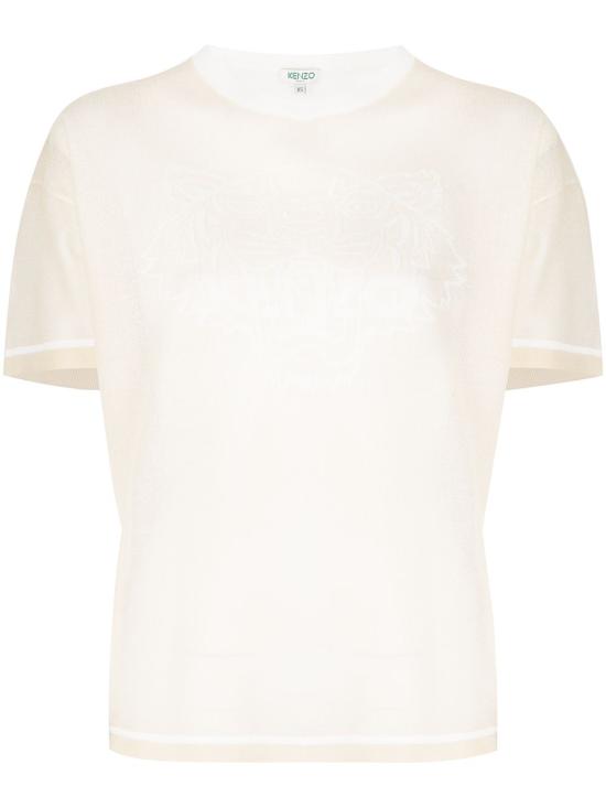 25SS 겐조 반팔 티셔츠 FA52PU5053XC02 WHITE