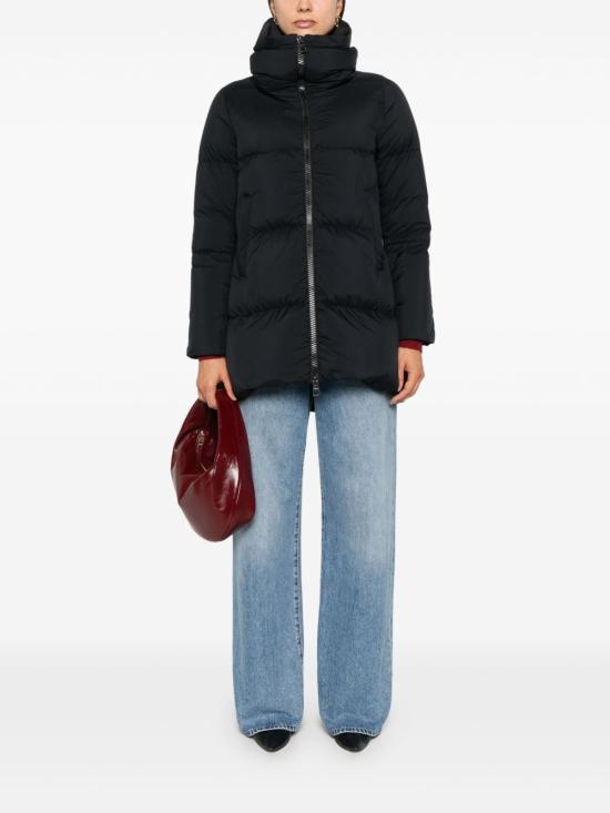26FW 에르노 에코에이지 A-셰이프 다운 자켓 PI001959D12456Z 9300 BLACK - HERNO