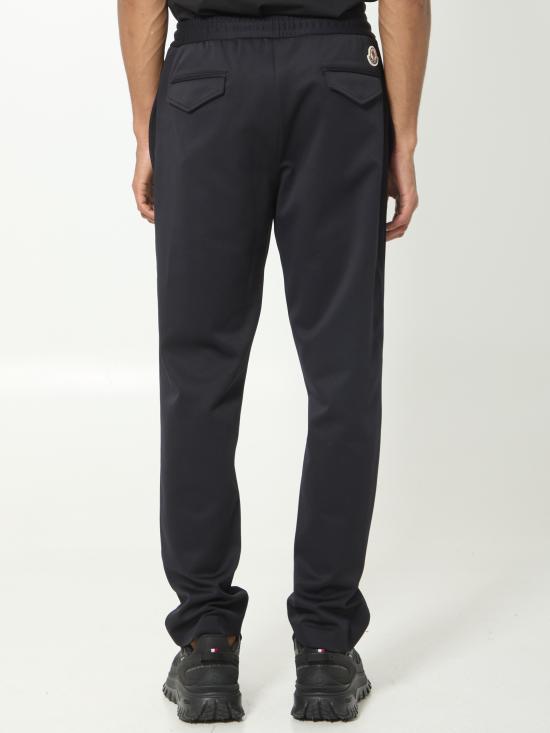 26FW 몽클레어 스트레이트 팬츠 L20912A0003389ALO 999 BLACK - MONCLER