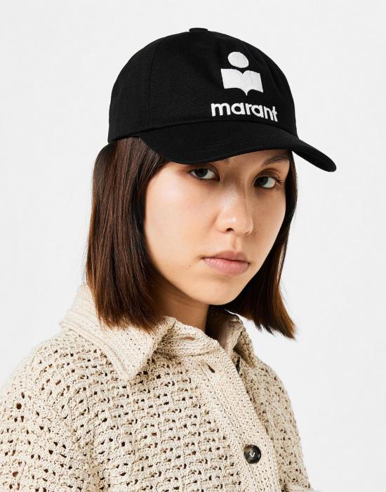 26FW 이자벨마랑 TYRON 타이론 로고 볼캡 CQ001XFBA3C05A23A BLACK - ISABEL MARANT