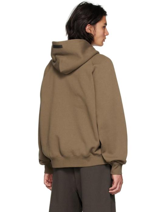 26FW 피어오브갓 후드 티셔츠 192SU222054F BROWN - FEAR OF GOD