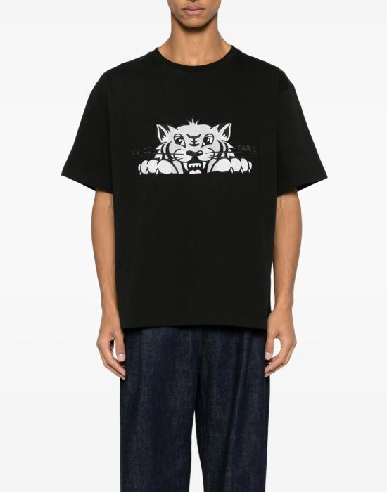 26SS 겐조 반팔 티셔츠 FF55TS5264SI99J BLACK - KENZO