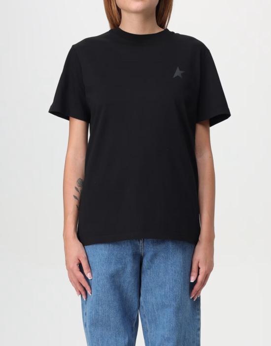 26SS 골든구스 스타 컬렉션 블랙 스타 티셔츠 GWP01220P00059390100 BLACK - GOLDEN GOOSE