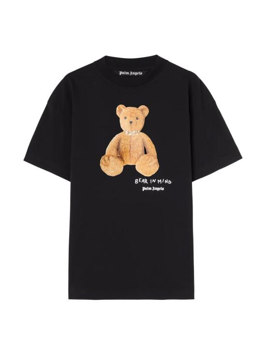 26SS 팜앤젤스 반팔 티셔츠 PMAA001S25JER0051060 BLACK
