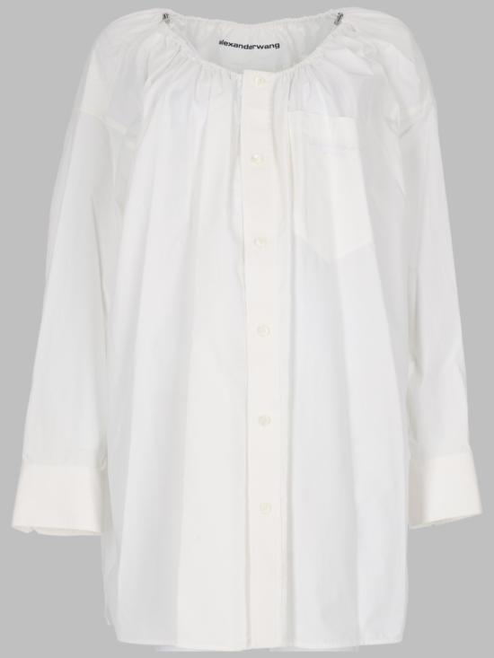 26FW 알렉산더 왕 숏 원피스 1WC3266075 100 WHITE - ALEXANDER WANG