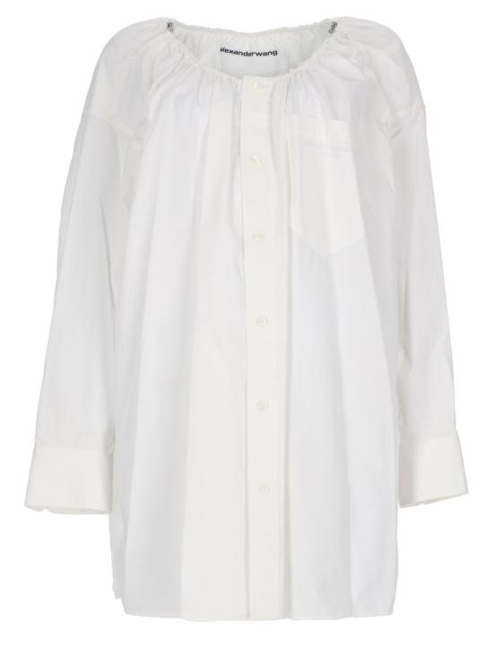 26FW 알렉산더 왕 숏 원피스 1WC3266075 100 WHITE