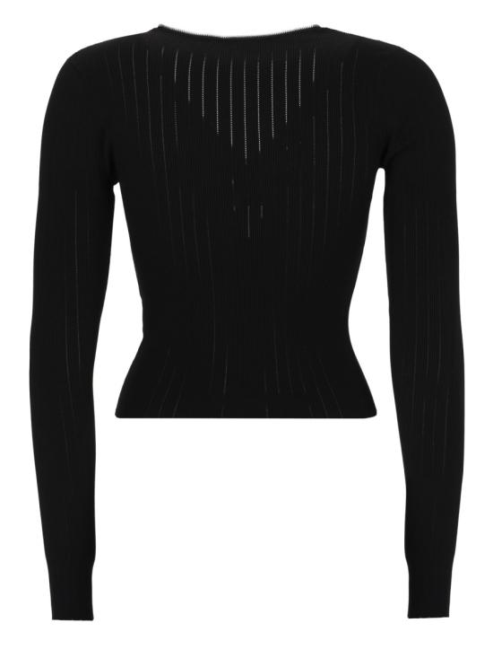 26FW 알렉산더 왕 스웨터 1KC3263062 001 BLACK - ALEXANDER WANG