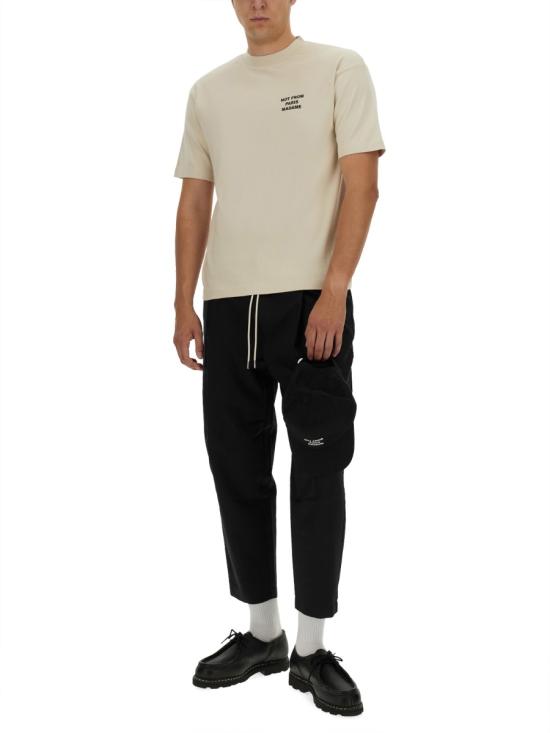  드롤드무슈 반팔 티셔츠 TS203 CO002MASTIC WHITE - DROLE DE MONSIEUR