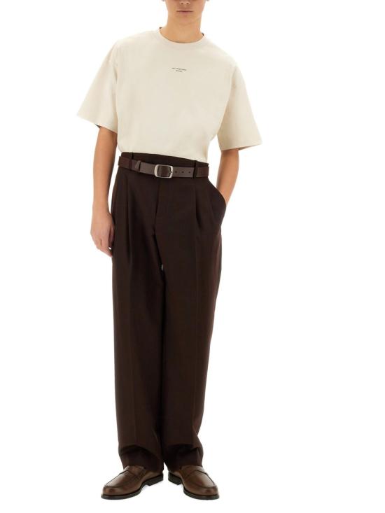 26FW 드롤드무슈 반팔 티셔츠 TS202 CO002MASTIC WHITE - DROLE DE MONSIEUR