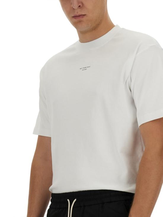  드롤드무슈 반팔 티셔츠 TS202 CO002OPTICWHITE - DROLE DE MONSIEUR