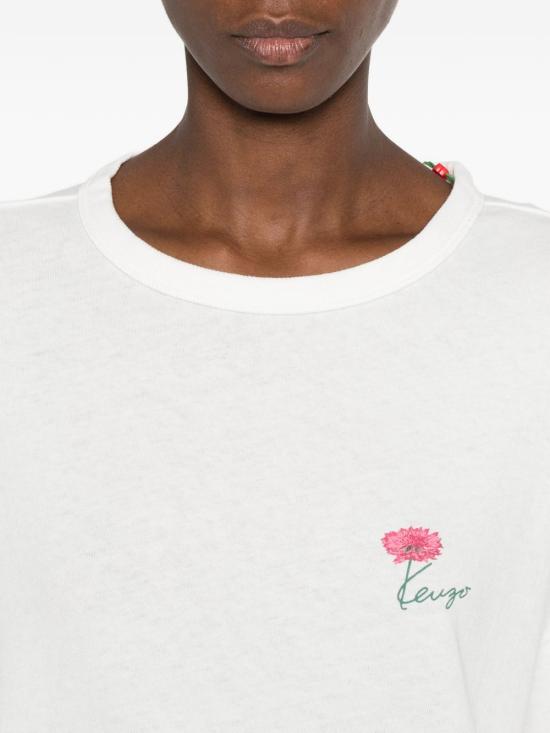 26FW 겐조 긴팔 티셔츠 FG62TL3594SK 02 WHITE - KENZO