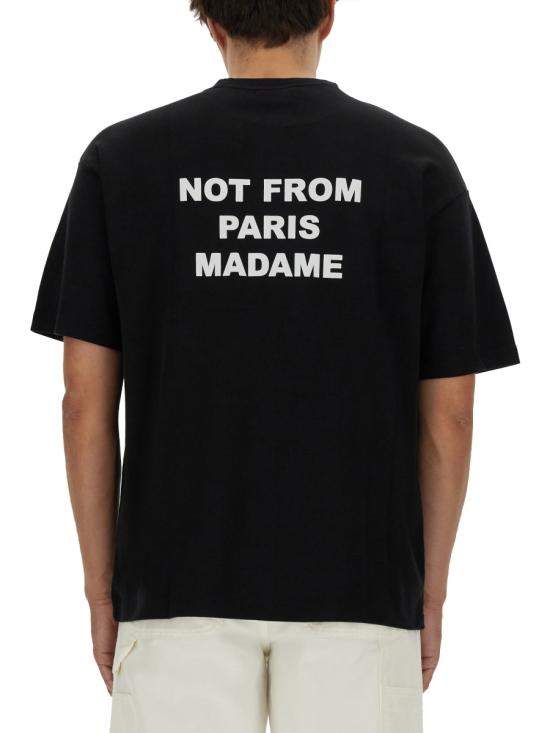  드롤드무슈 반팔 티셔츠 TS203 CO002BLACK - DROLE DE MONSIEUR