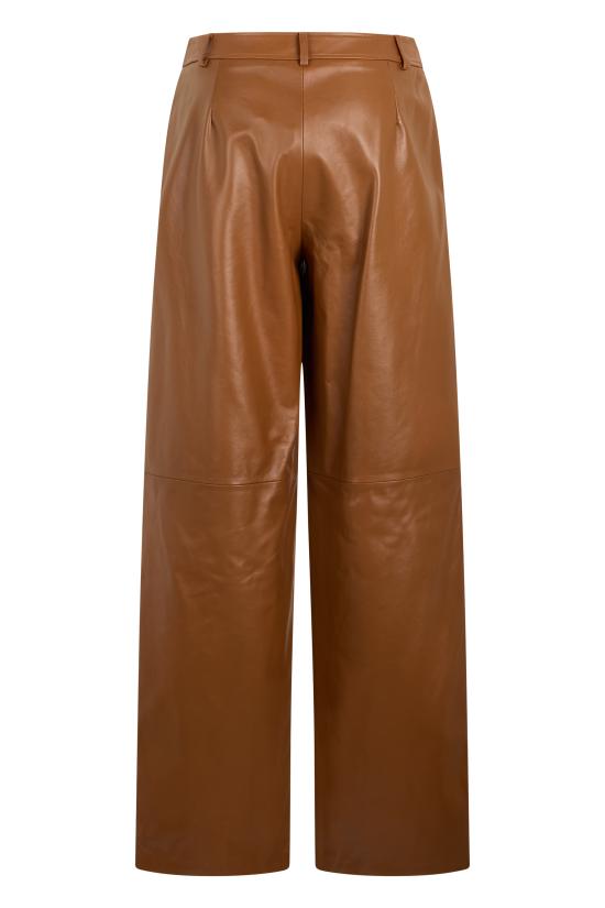 26FW 막스마라 스튜디오 가죽 팬츠 MSTLEGNO2626436011600002 Camel - MAX MARA STUDIO