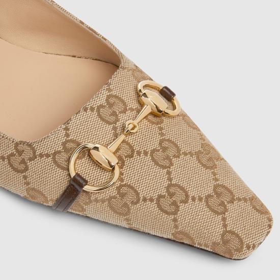  구찌 플랫 슈즈 865402FAFZD9167 Beige - GUCCI