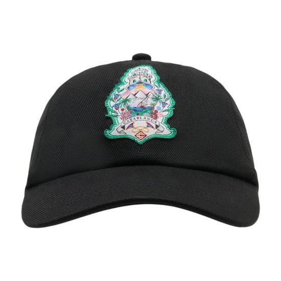 26FW 카사블랑카 모자 AHAT00203 BLACK