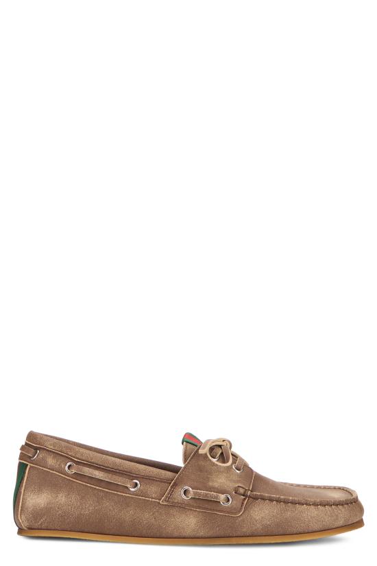 26SS 구찌 보트 슈즈 860008AAF592273 brown