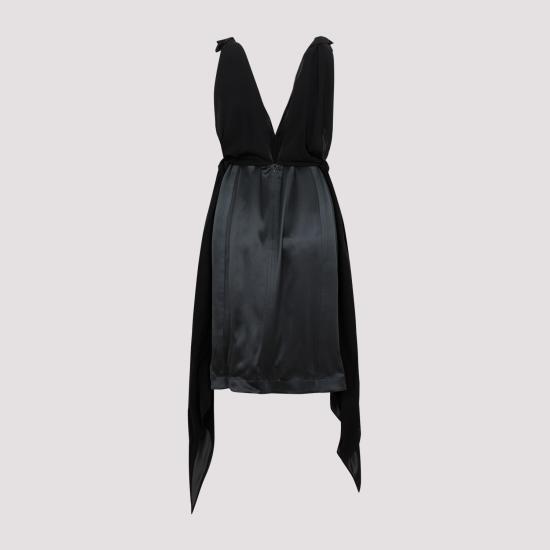  보테가베네타 미디 원피스 747095VKKA02275 black - BOTTEGA VENETA