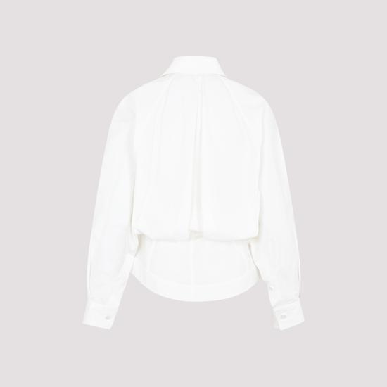  보테가베네타 셔츠 725636VA5Y09068 Ivory - BOTTEGA VENETA