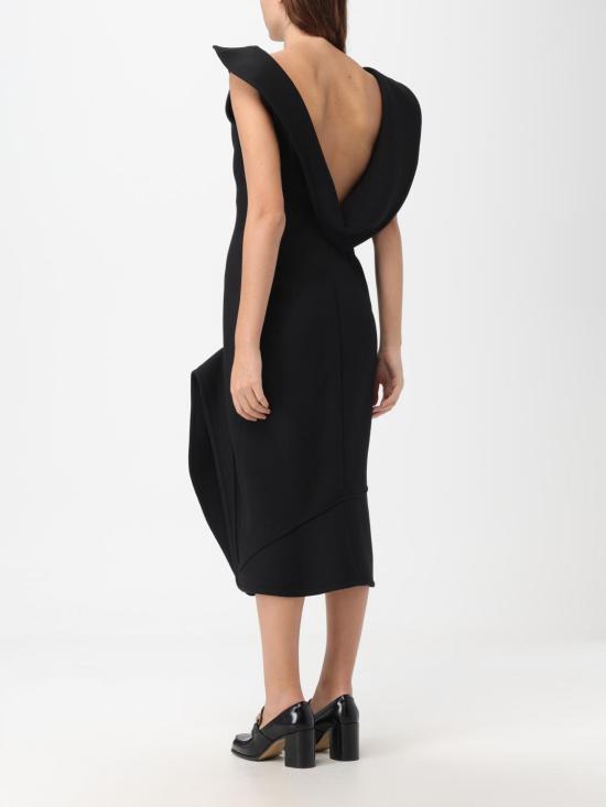  보테가베네타 롱 원피스 756689VKPH01000 black - BOTTEGA VENETA