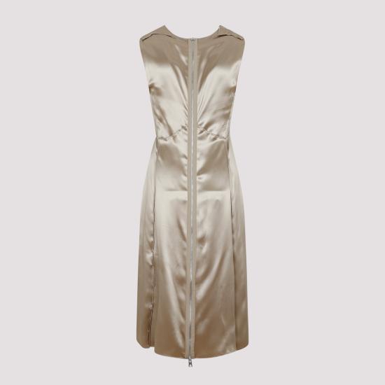  보테가베네타 미디 원피스 723022V2LC09640 Gold - BOTTEGA VENETA