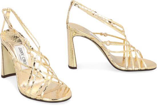 25FW 지미추 샌들 FELICE95DZCLIGHTGOLDGOLD Gold - JIMMY CHOO